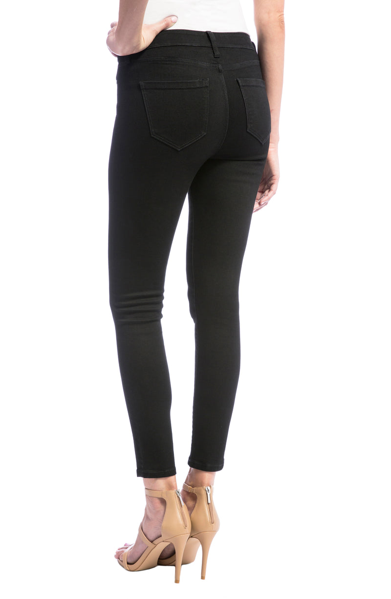 PENNY ANKLE SKINNY PERFECT BLACK – LIVERPOOL JEANS
