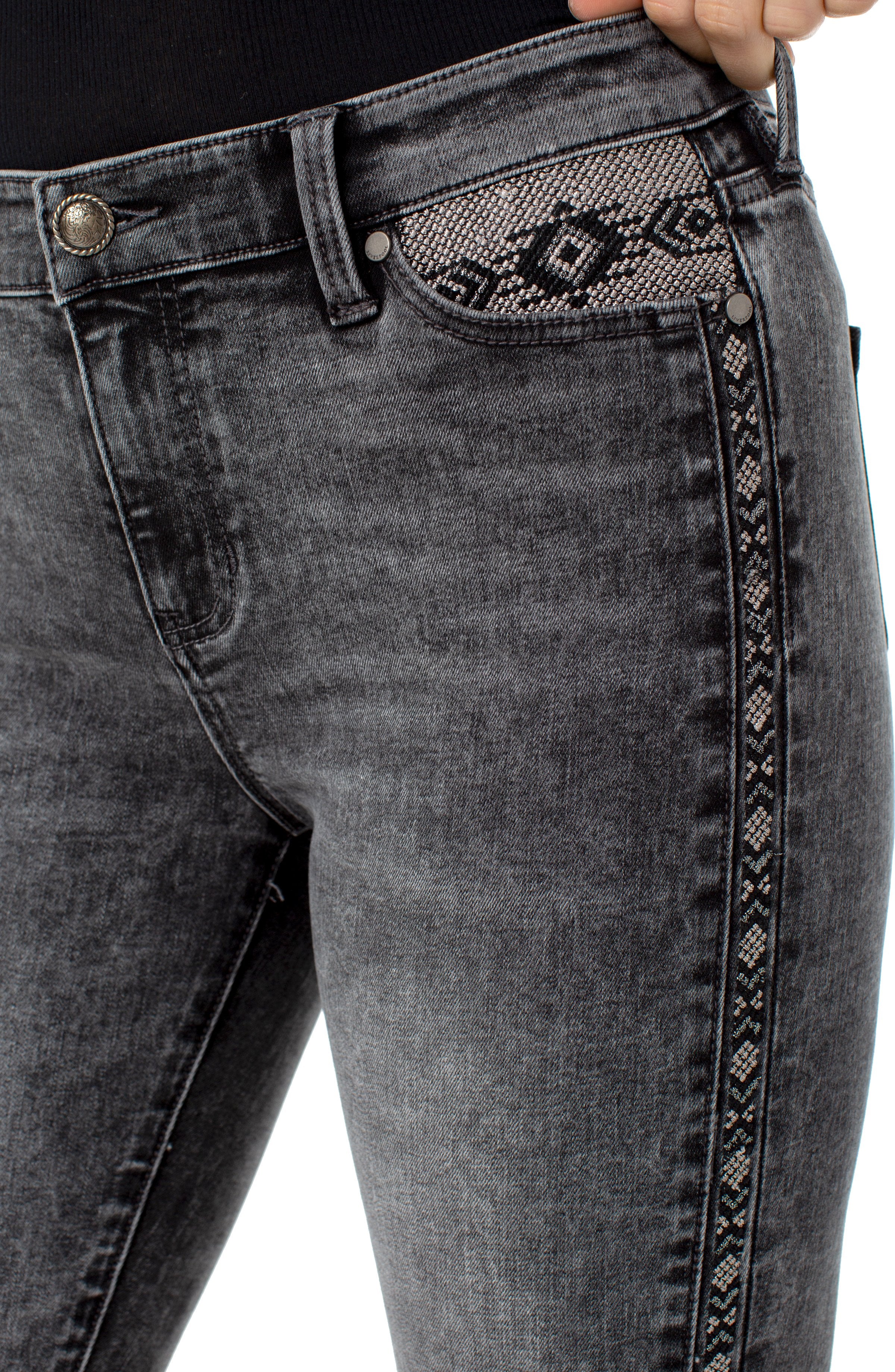 liverpool embroidered jeans