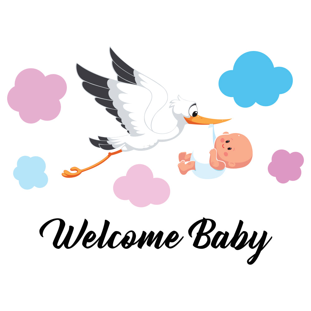 Welcome Baby Village Candle
