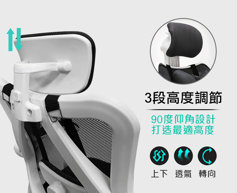 FutureLab-6D人體工學躺椅-90度仰角設計
