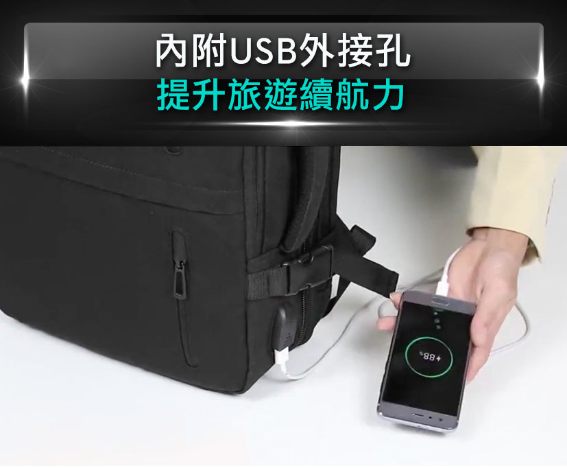 FutureLab-FreeZonePlus零負重變型包-USB開孔