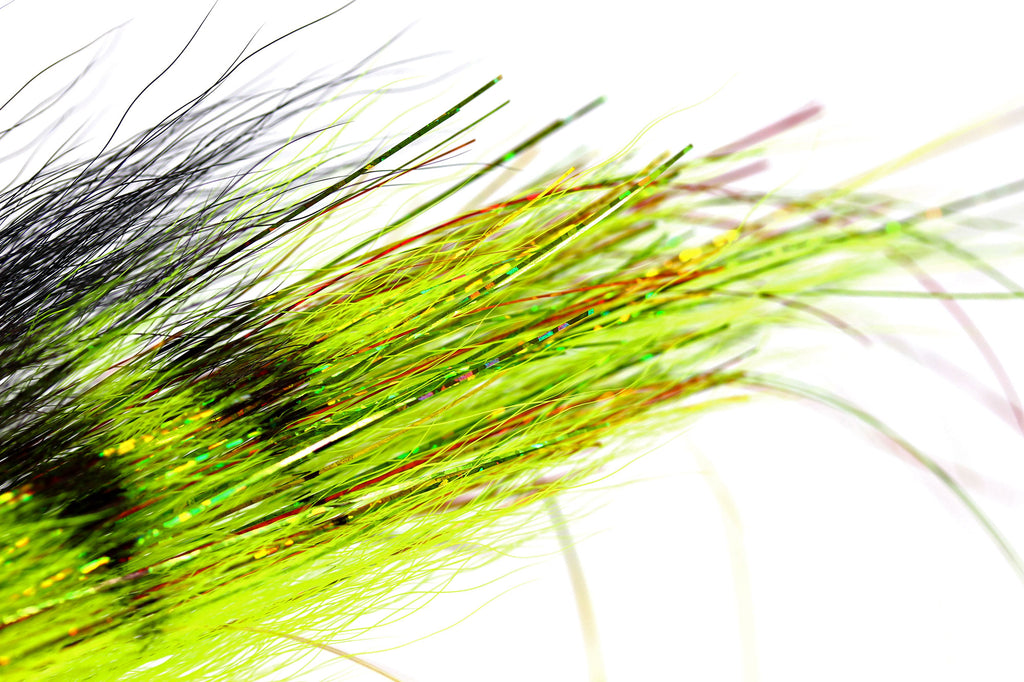Firetiger Flash Tail Hollow Deceiver Fly Tying Pike Fly