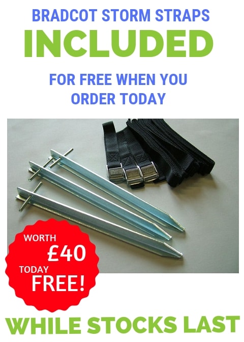 Bradcot Free Storm Straps When You Order This Caravan Awning From Quality Caravan Awnings