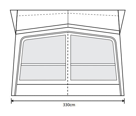 Outdoor Revolution Esprit Pro X 330 Floor Plan