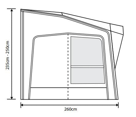 Outdoor Revolution Esprit Pro X 330 Floor Plan