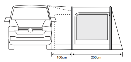 Outdoor Revolution Movelite T2R Floor Plan