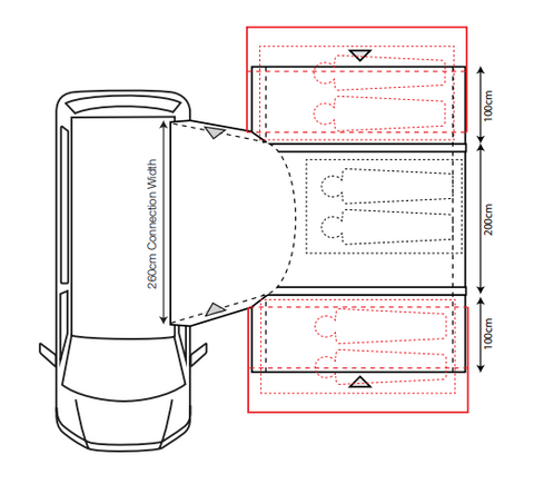 Outdoor Revolution Cayman Combo PC (Low/Mid) Inflatable Drive-Away Awning + Free Footprint (2022)