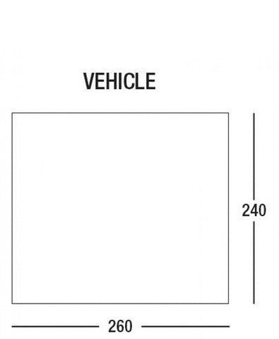 Sunncamp Swift Van Canopy Awning 260 Floor Plan