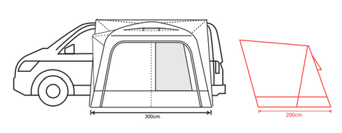 Outdoor Revolution Cayman Air Inflatable Footprint (2023)