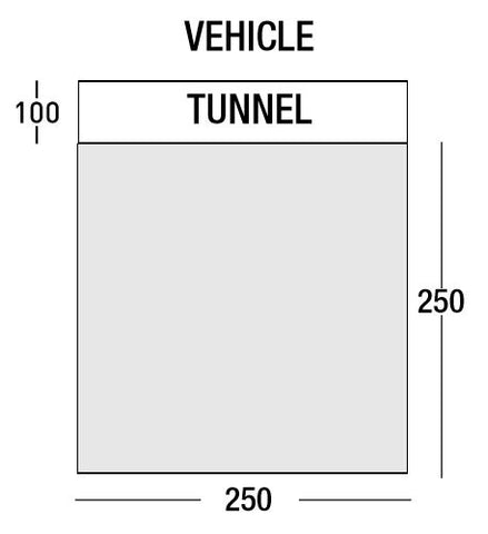 Sunncamp Motor Buddy 250 Motorhome Awning