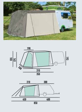 Trigano Mini Silver Awning