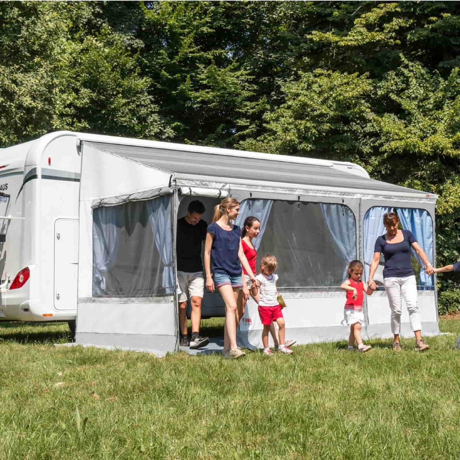 Fiamma F45S Polar White Motorhome Awning Quality Caravan Awnings