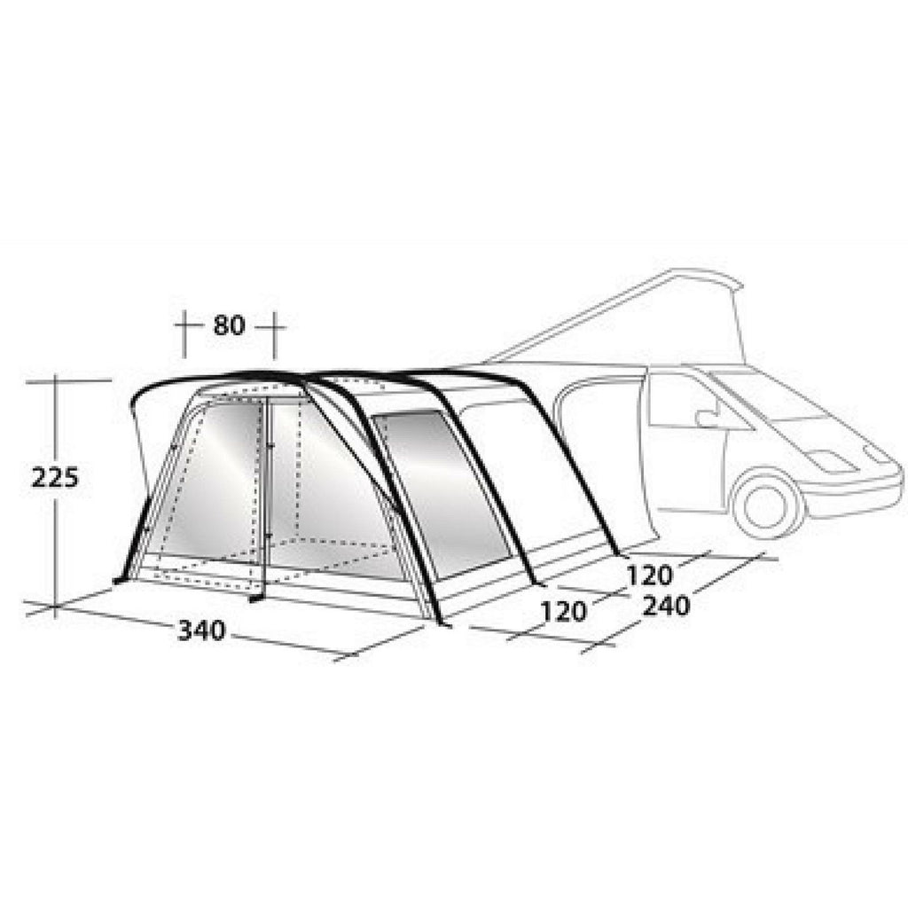 Outwell Country Road Smart Air Driveaway Awning 2018 Edition