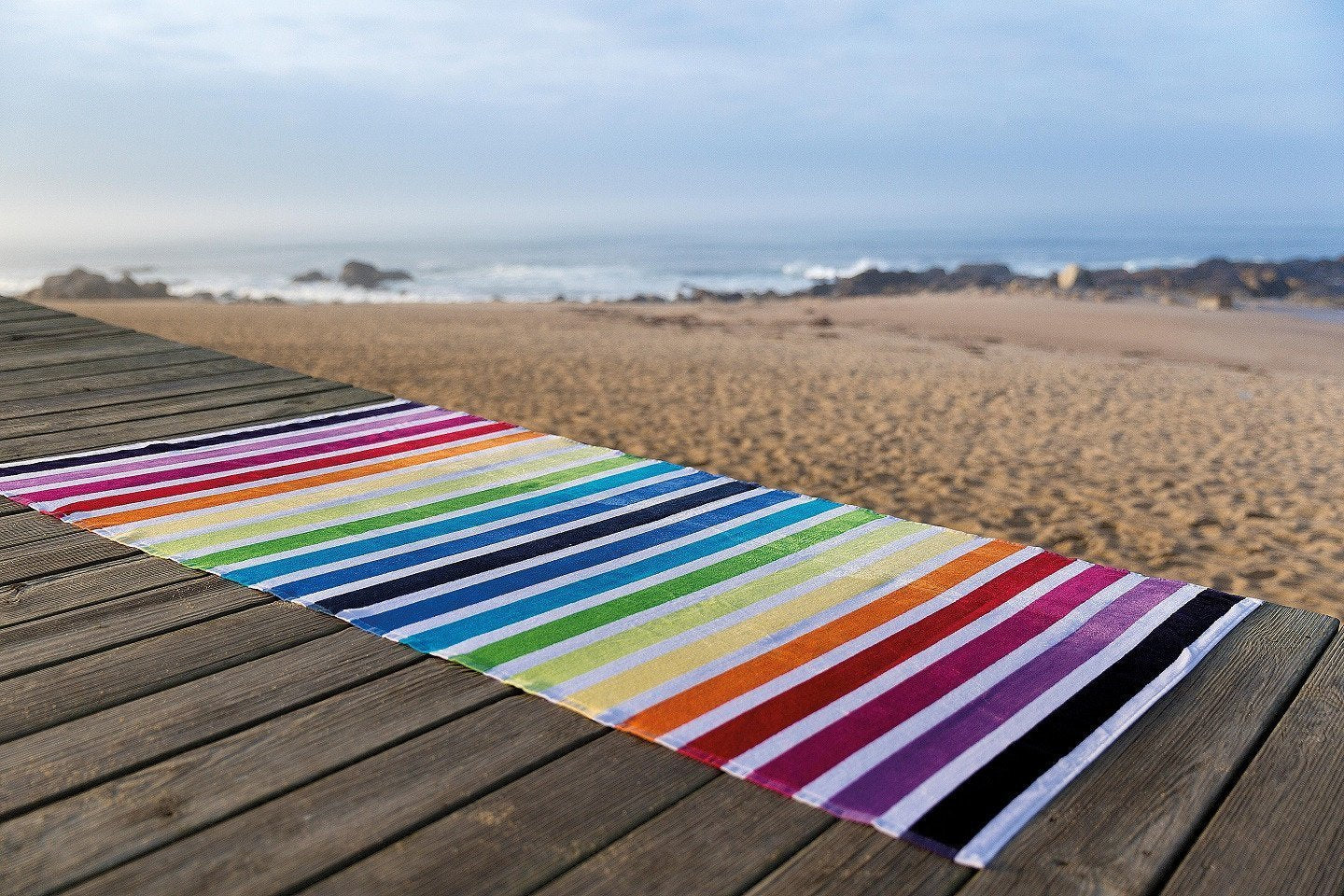 towel on beach