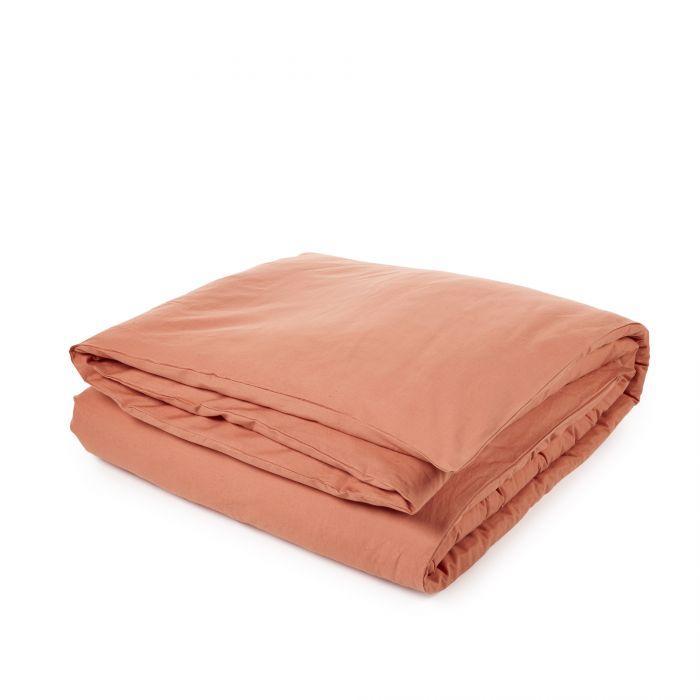 Leibona Bittersweet Orange California Duvet Cover Pillow Set