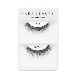 001 HUMAN HAIR EYELASHES (12 PAIRS) - DIVA AT HEART 