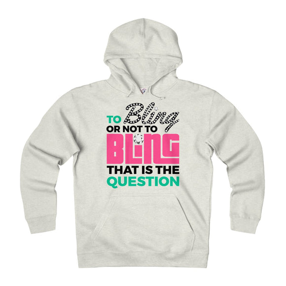 To Bling Or Not To Bling Unisex Heavyweight Fleece Hoodie