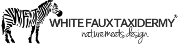 White Faux Taxidermy Logo on eBay