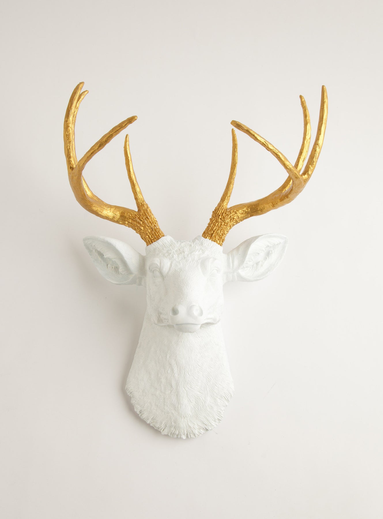 white reindeer antlers