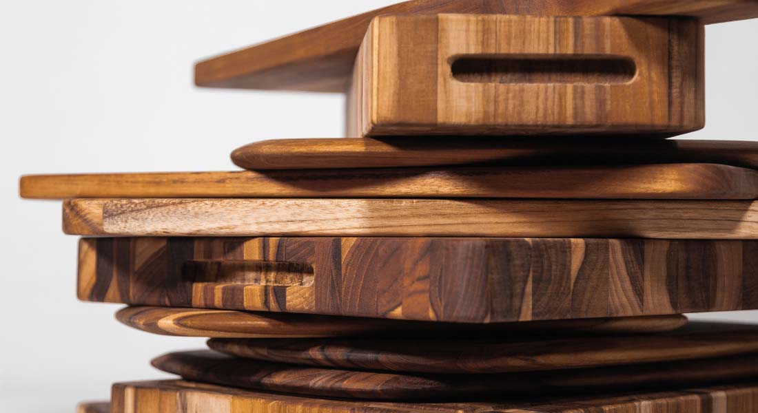 Teak cutting boards