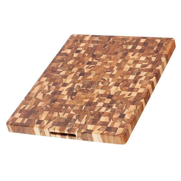 meistar Large End Grain Teak Wood Cutting Board for Kitchen