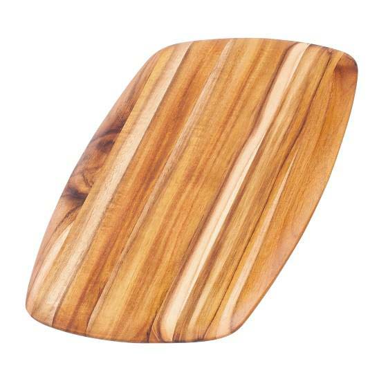 Elegant Round Edge Grain Cutting/Serving Board - 13| Teakhaus