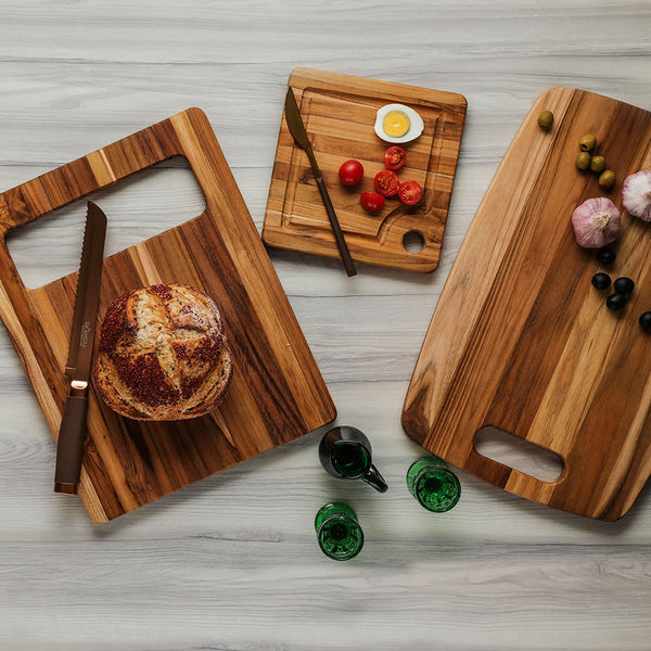 Teakhaus Edge-Grain Professional Cutting Board/Serving Board with Hand  Grips 16x12 + Reviews