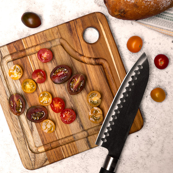 Chopping Board With Notch, 41x30,5 cm