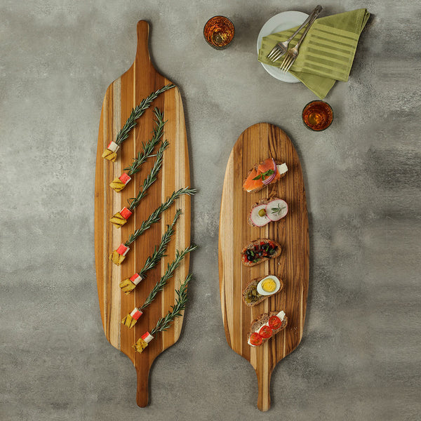 Small Paddle Shaped Bread Board by Proteak