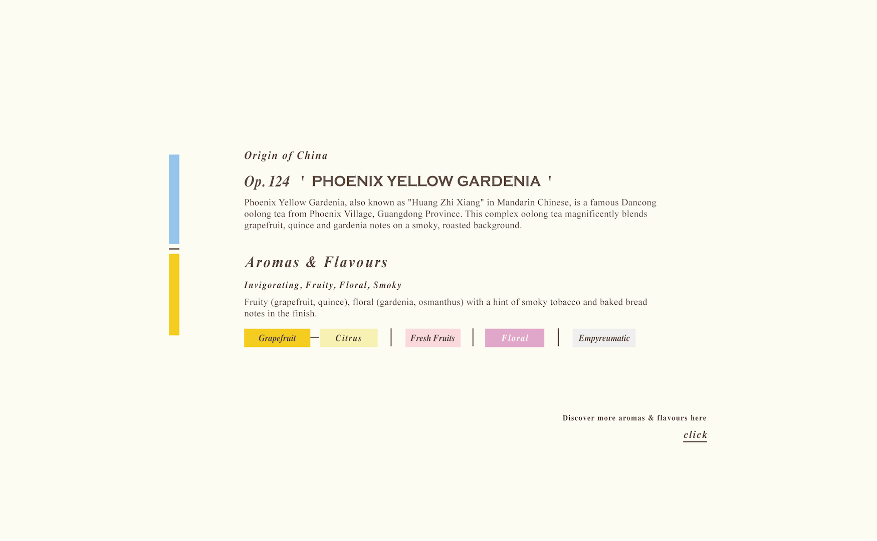 Thé Oolong en Vrac Phoenix Yellow Gardenia