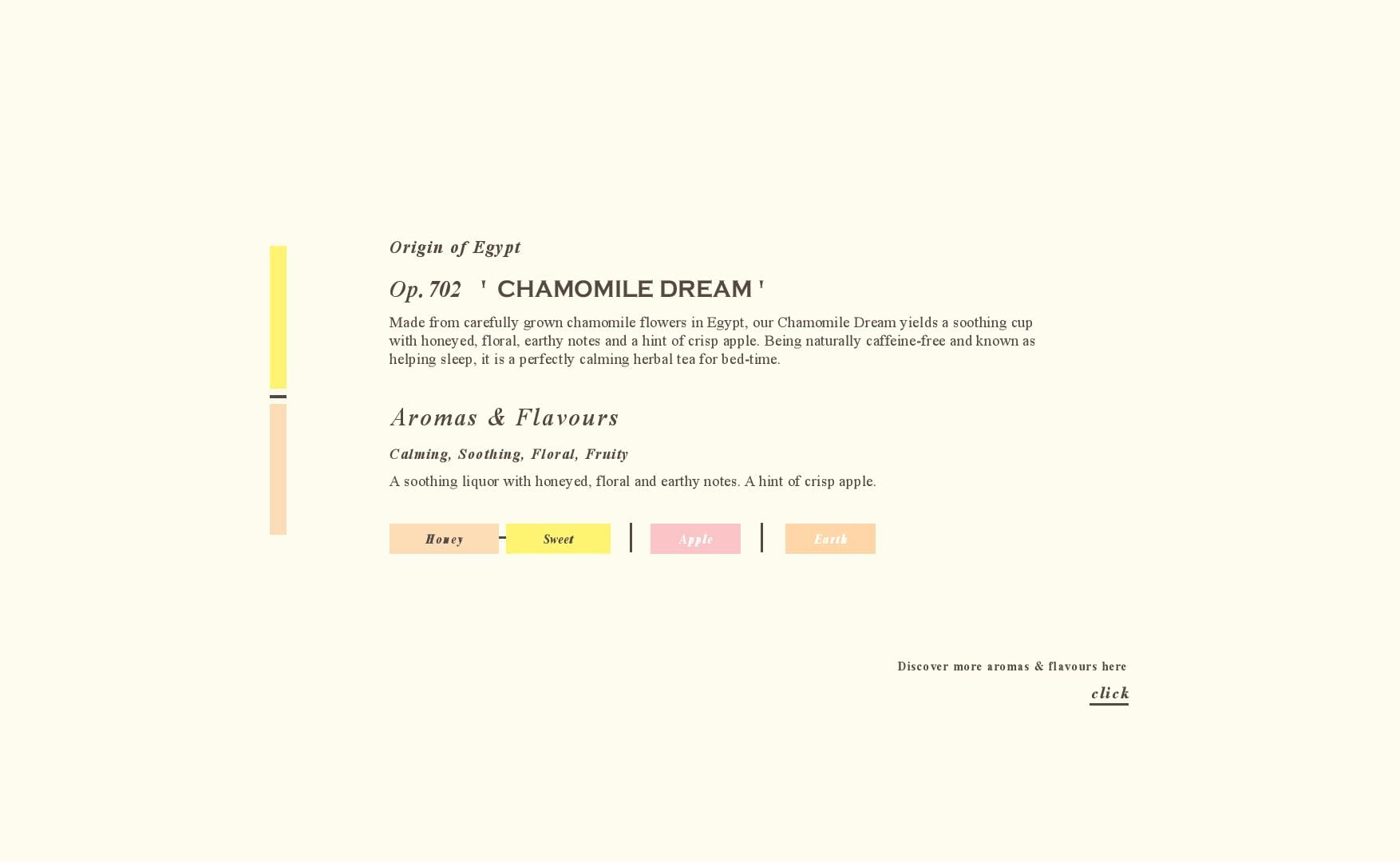 Tea Flavours - Chamomile - Tea Repertoire