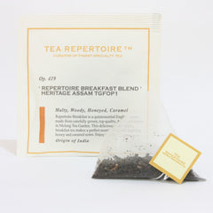 Individually Wrapped Repertoire Breakfast Blend Pyramid Tea Bags - Tea Repertoire