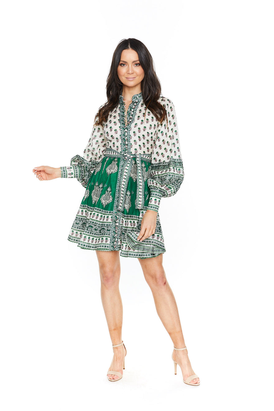 zimmermann emerald green dress