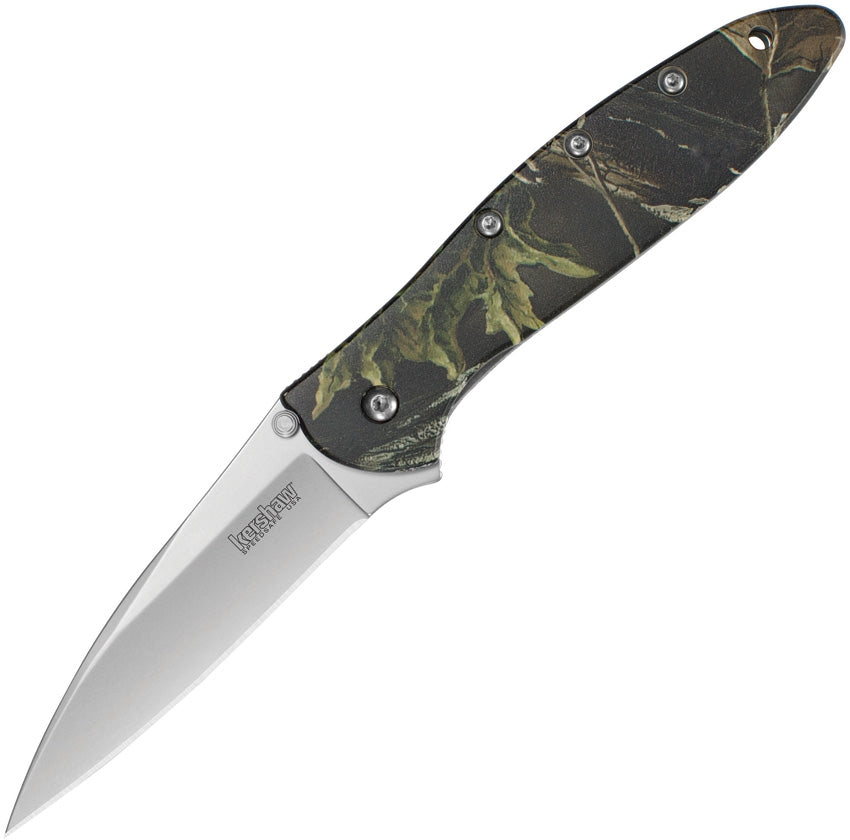 Kershaw Leek Camo Folding Knife 14C28N Steel Blade 1660CAMOX USA Made