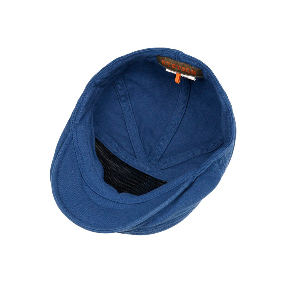 Stetson - Paradise Cotton - Sixpence/Flat Cap - Royal Blue – High5Shop.dk