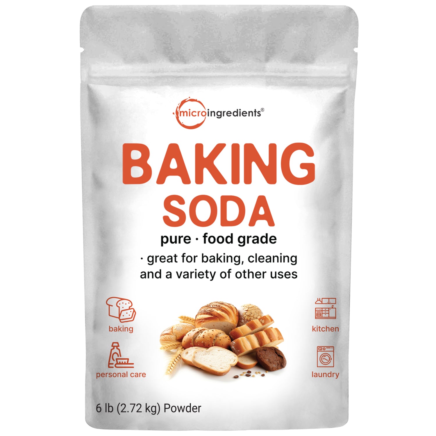 Image of Pure Baking Soda - Versatile & Eco-Friendly Solutions for Home and Kitchen