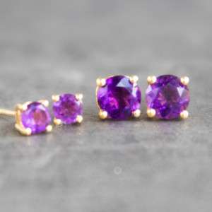 amethyst-stud-earrings