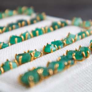 Emerald-Stud-Earrings