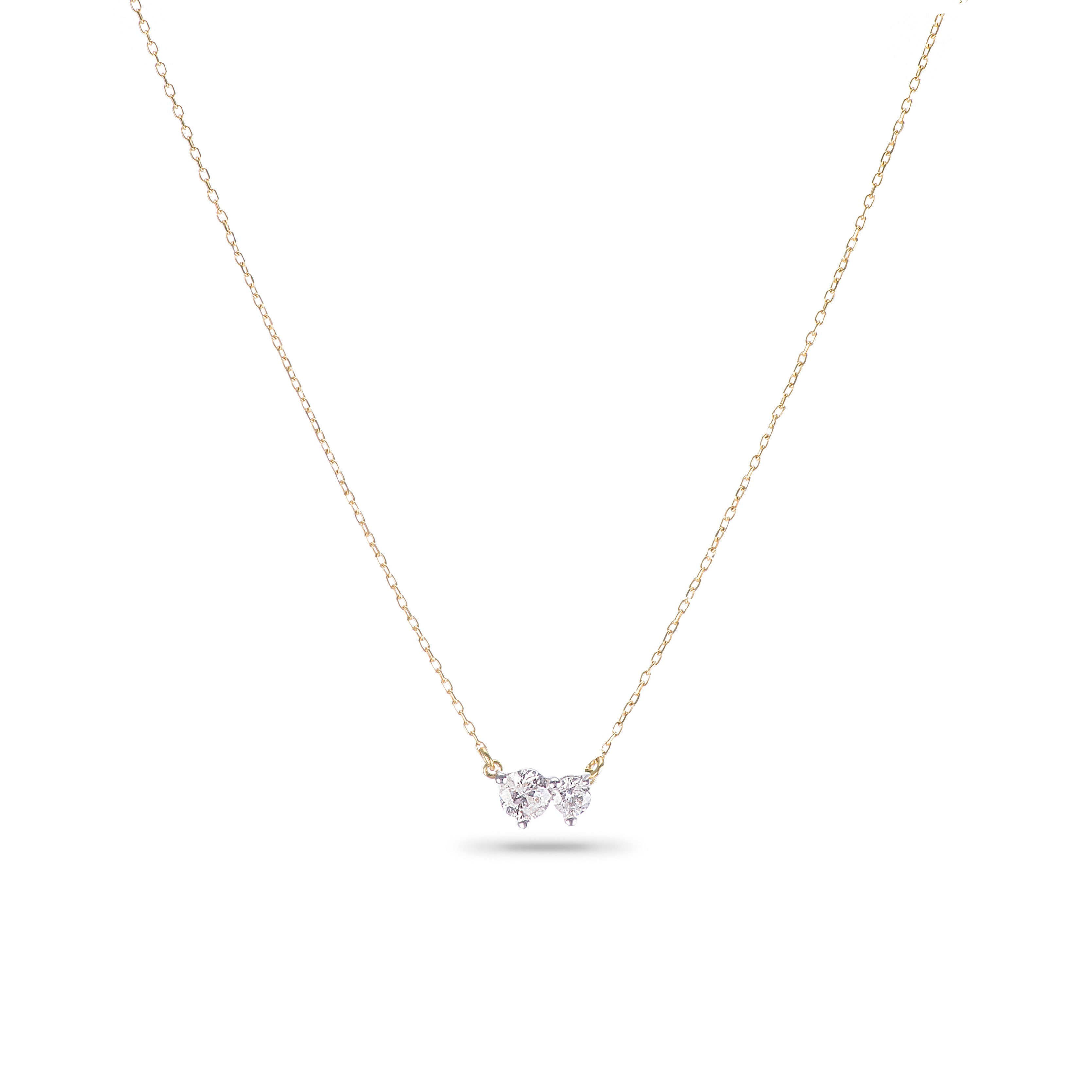 bridge diamond diamond pendant