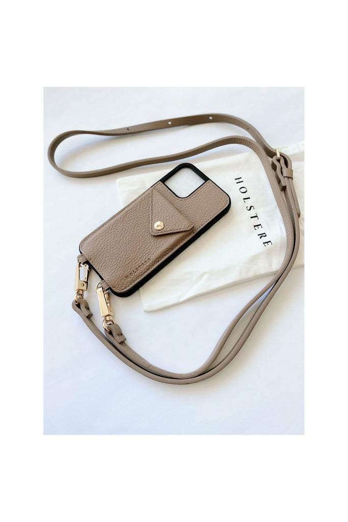 The London Tan | Genuine Smooth Leather iPhone Case Crossbody iPhone 10/x/xs