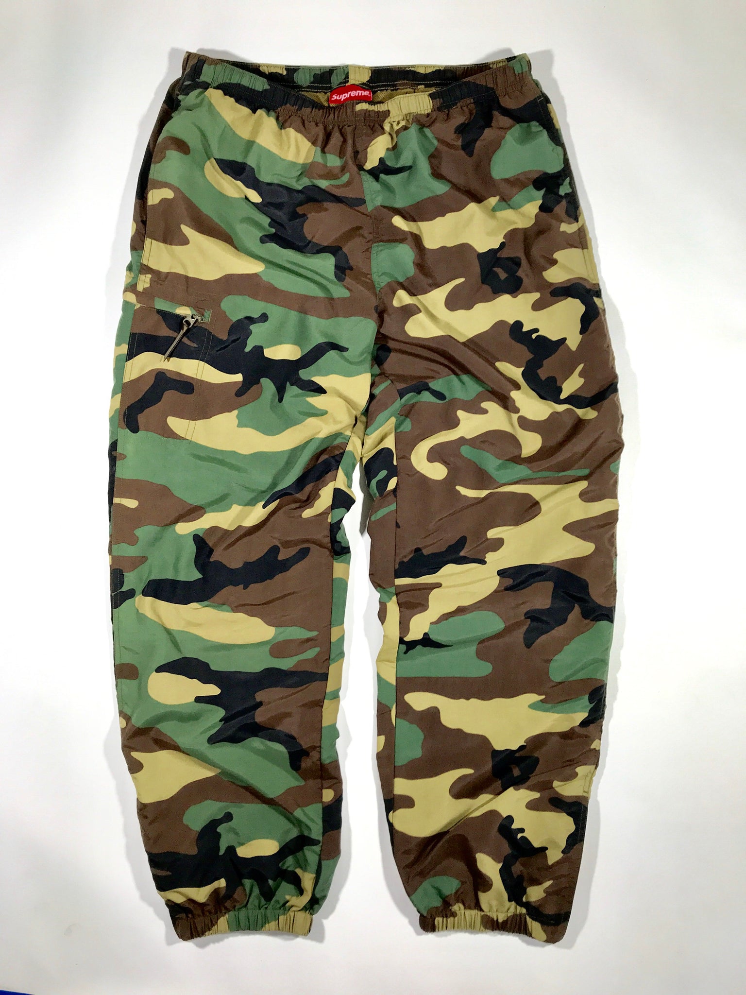 supreme nylon track pants