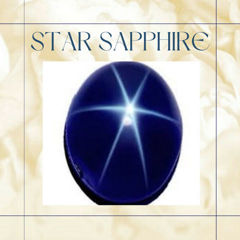 Image of star sapphire cabochon