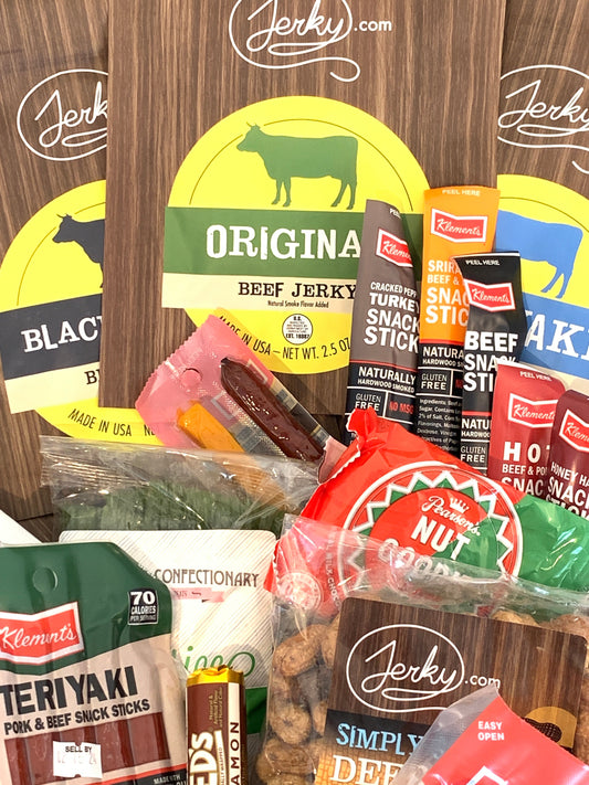 Jerky Gifts For Men, Gift Bag filled with a Mix of Beef Jerky and Beef  Sticks