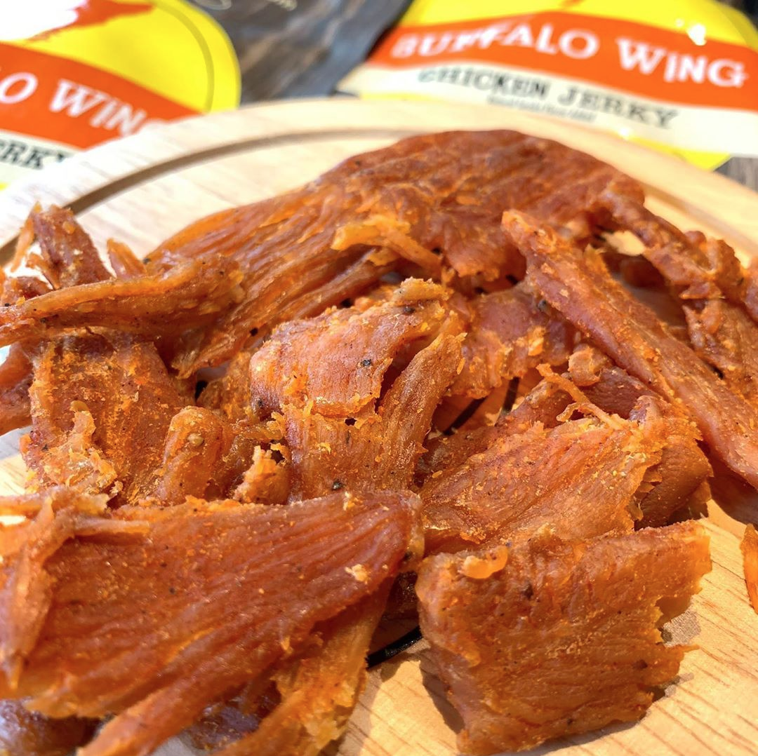 Buffalo Wing Chicken Jerky - Best selling flavor. All ...