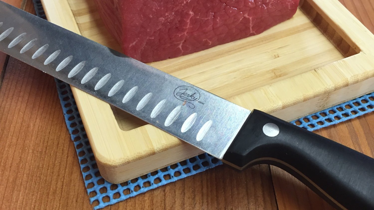 Professional Jerky Meat Slicing Knife Stainless like the Pros use