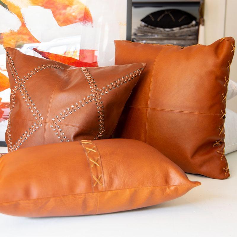 tan lounge cushions