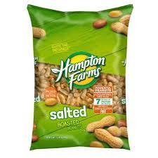 HAMPTON FARMS SALTED IN SHELL PEANUTS 5 LBS #ROCK VALUE-ORDER BY TUESDAY EVENING JUNE 10 ARRIVING JUNE 18 FOR DELIVERY#