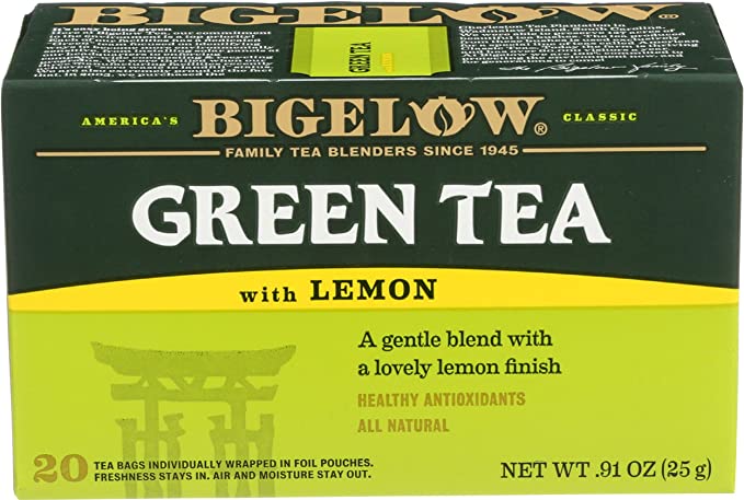 bigelow green tea with lemon 20 ct