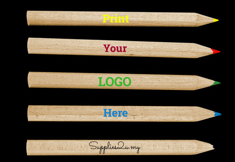 Custom personalised pencils printing supplier manufacturer malaysia supplies2u.my
