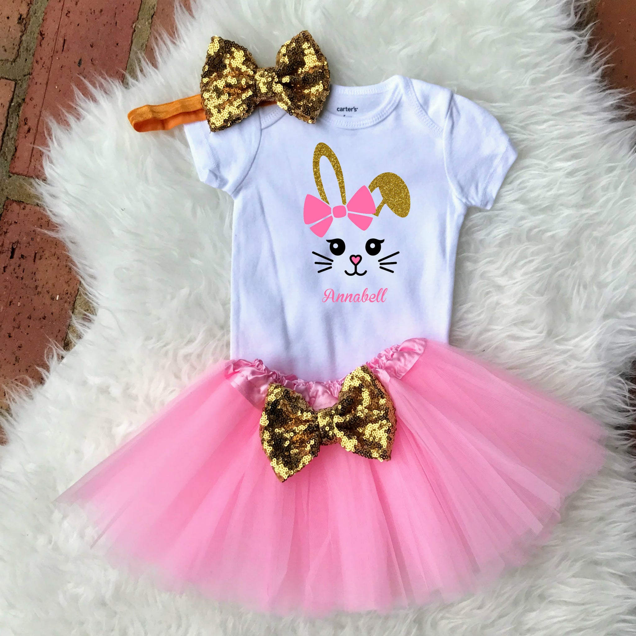 my first easter outfit baby girl